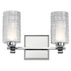 KICHLER 55096CH Giarosa 15" 2 Light Vanity Light Chrome