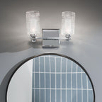 KICHLER 55096CH Giarosa 15" 2 Light Vanity Light Chrome