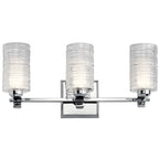 KICHLER 55097CH Giarosa 22.25" 3 Light Vanity Light Chrome