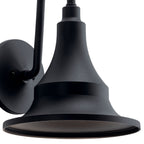 KICHLER 59055BKT Hampshire 15.25 Inch 1 Light Medium Outdoor Wall Light In Textured Black
