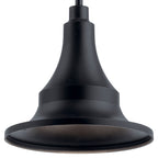 KICHLER 59057BKT Hampshire 13.25 Inch 1 Light Medium Outdoor Pendant/Semi Flush In Textured Black