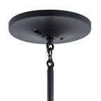 KICHLER 59058BKT Hampshire 16.75 Inch 1 Light Large Outdoor Pendant/Semi Flush In Textured Black