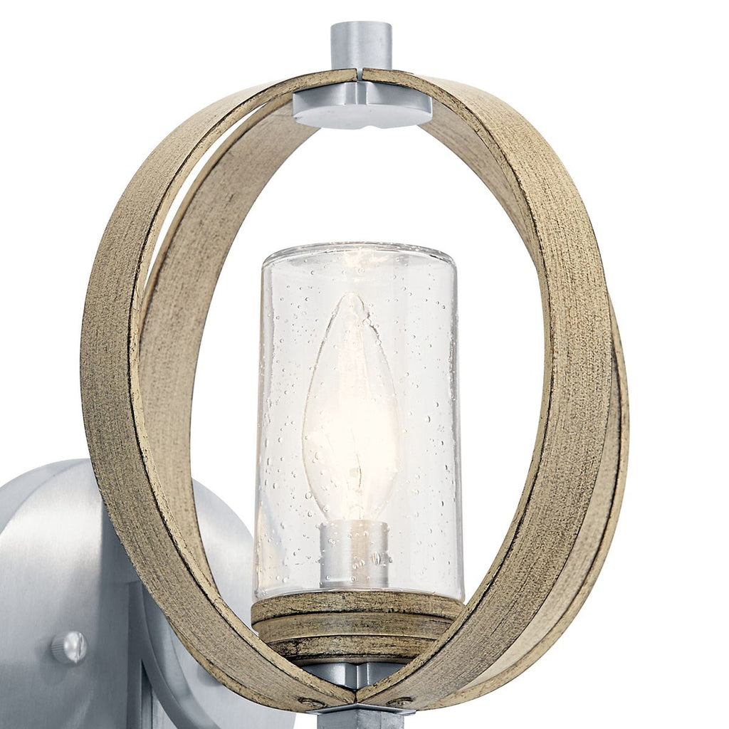 KICHLER 59065DAG The Grand Bank 10" 1 Light Outdoor Wall Light Distressed Antique Gray