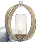 KICHLER 59065DAG The Grand Bank 10" 1 Light Outdoor Wall Light Distressed Antique Gray