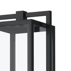KICHLER 59088BK Goson 20" 1 Light Post Light With Clear Glass Black