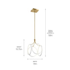 KICHLER 83346WH Ciri Led Pendant White