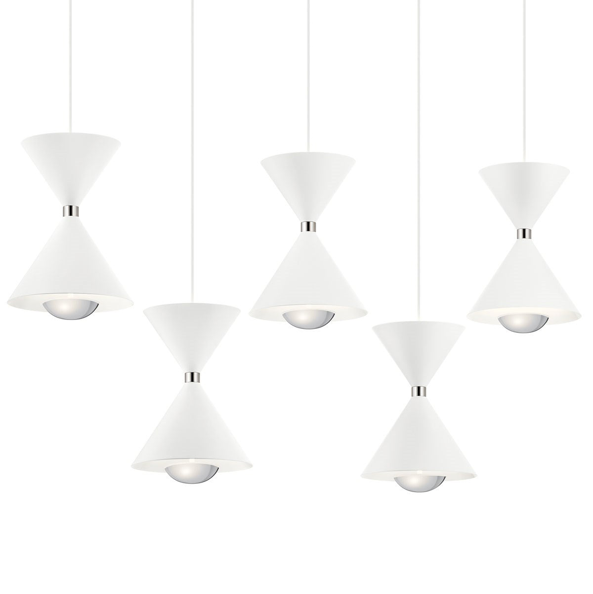 KICHLER 84113MWH Kordan Led Linear Chandelier Matte White