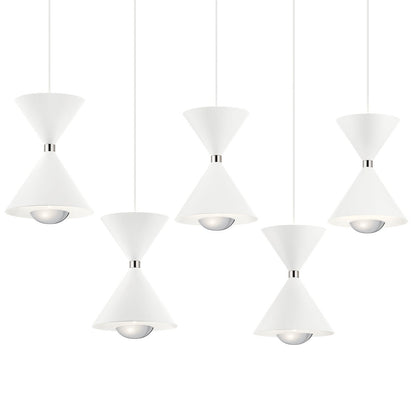 KICHLER 84113MWH Kordan Led Linear Chandelier Matte White