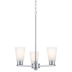 KICHLER 52435NI Stamos Chandelier 3 Light - Brushed Nickel