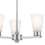 KICHLER 52435NI Stamos Chandelier 3 Light - Brushed Nickel