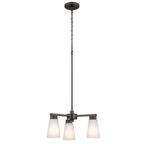 KICHLER 52435OZ Stamos Chandelier 3 Light - Olde Bronze