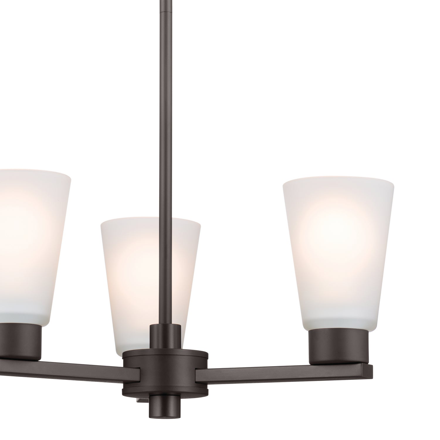 KICHLER 52435OZ Stamos Chandelier 3 Light - Olde Bronze