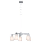 KICHLER 52436NI Stamos Chandelier 5 Light - Brushed Nickel