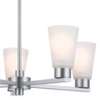 KICHLER 52436NI Stamos Chandelier 5 Light - Brushed Nickel