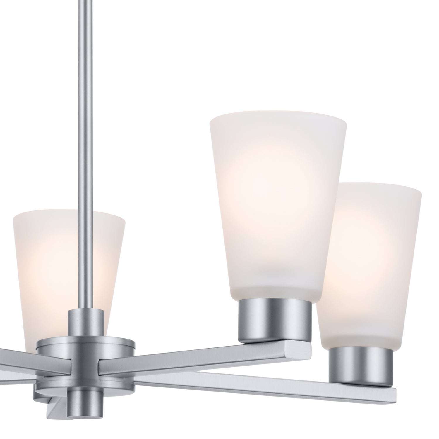KICHLER 52436NI Stamos Chandelier 5 Light - Brushed Nickel