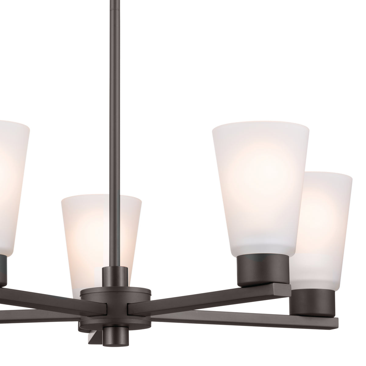 KICHLER 52436OZ Stamos Chandelier 5 Light - Olde Bronze