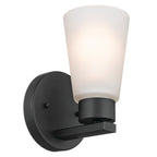 KICHLER 52437BK Stamos Wall Sconce 1 Light - Black