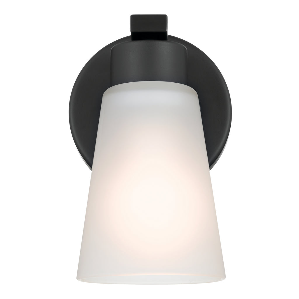 KICHLER 52437BK Stamos Wall Sconce 1 Light - Black