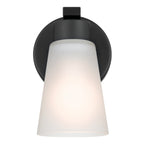 KICHLER 52437BK Stamos Wall Sconce 1 Light - Black