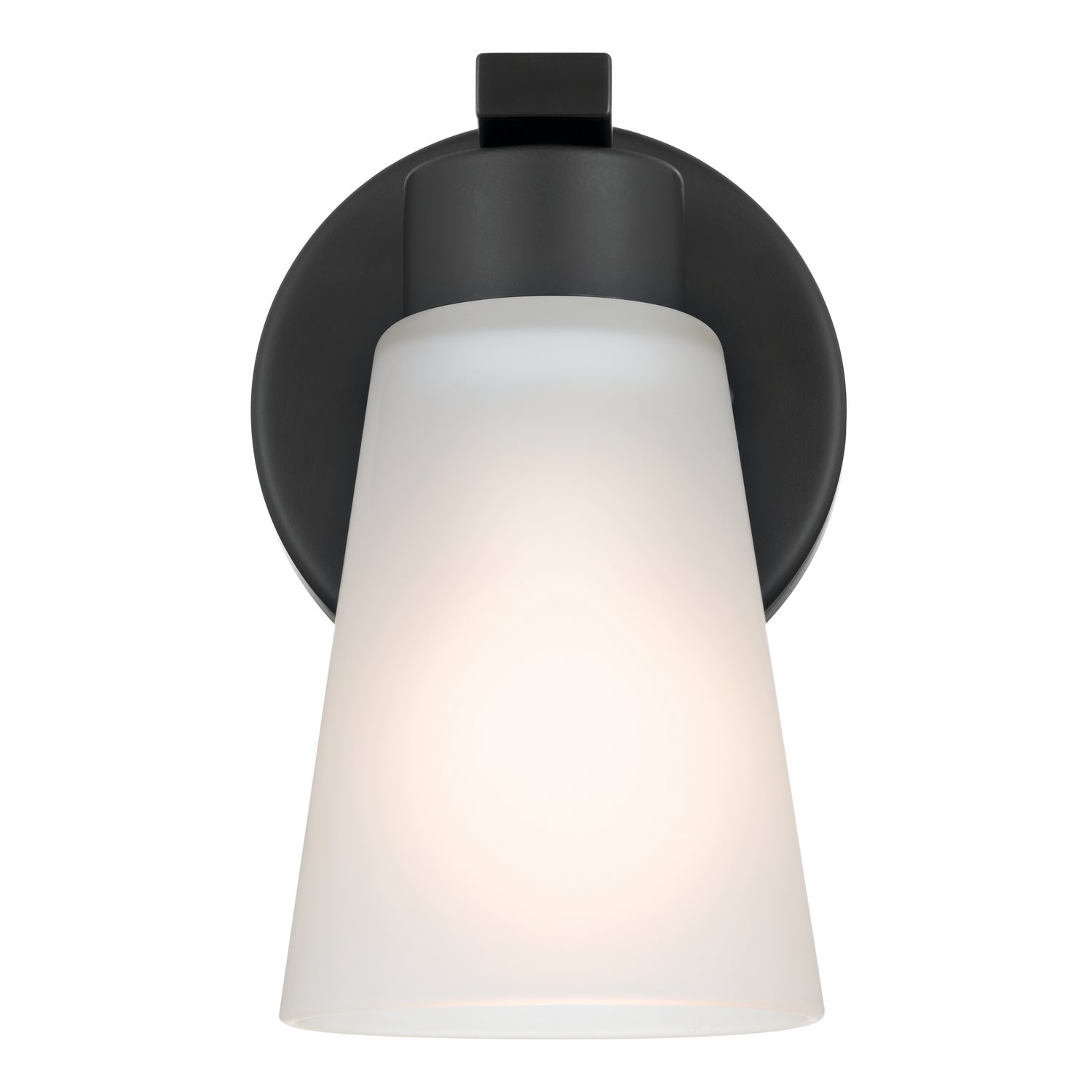 KICHLER 52437BK Stamos Wall Sconce 1 Light - Black