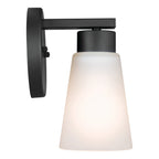 KICHLER 52437BK Stamos Wall Sconce 1 Light - Black