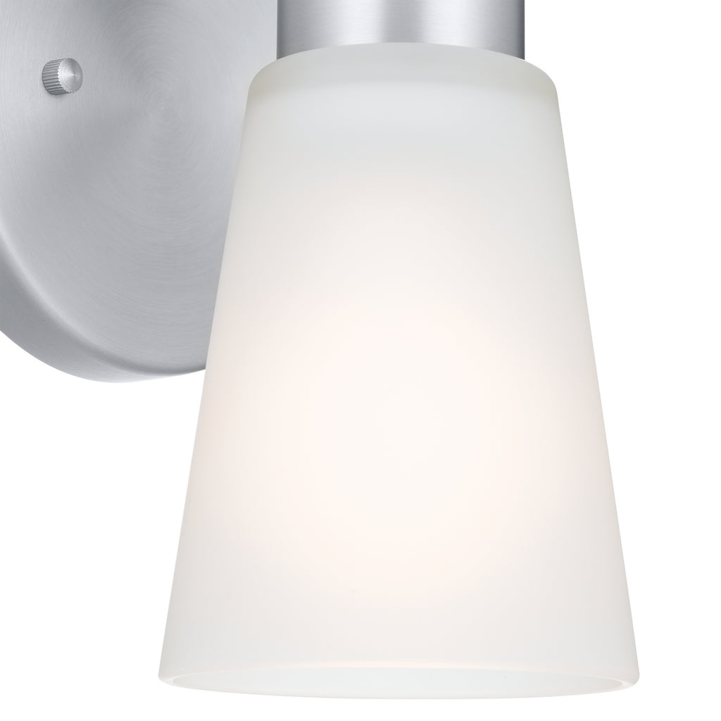 KICHLER 52437NI Stamos Wall Sconce 1 Light - Brushed Nickel