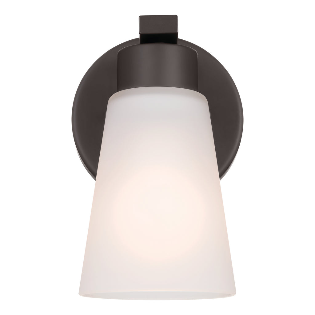 KICHLER 52437OZ Stamos Wall Sconce 1 Light - Olde Bronze