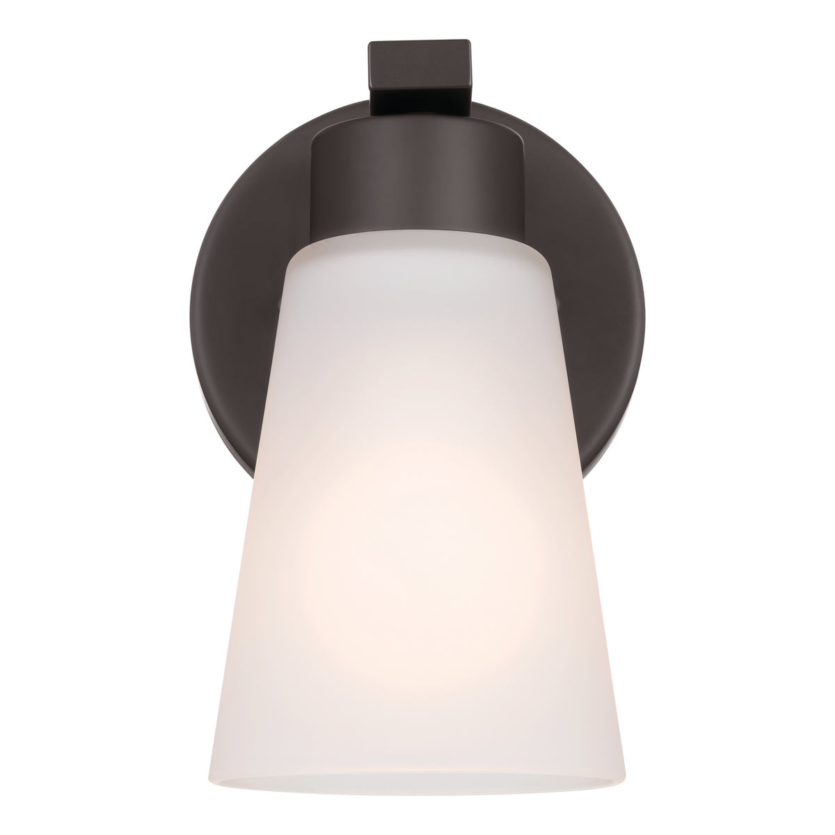 KICHLER 52437OZ Stamos Wall Sconce 1 Light - Olde Bronze