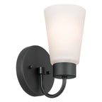 KICHLER 52445BK Erma Wall Sconce 1 Light - Black