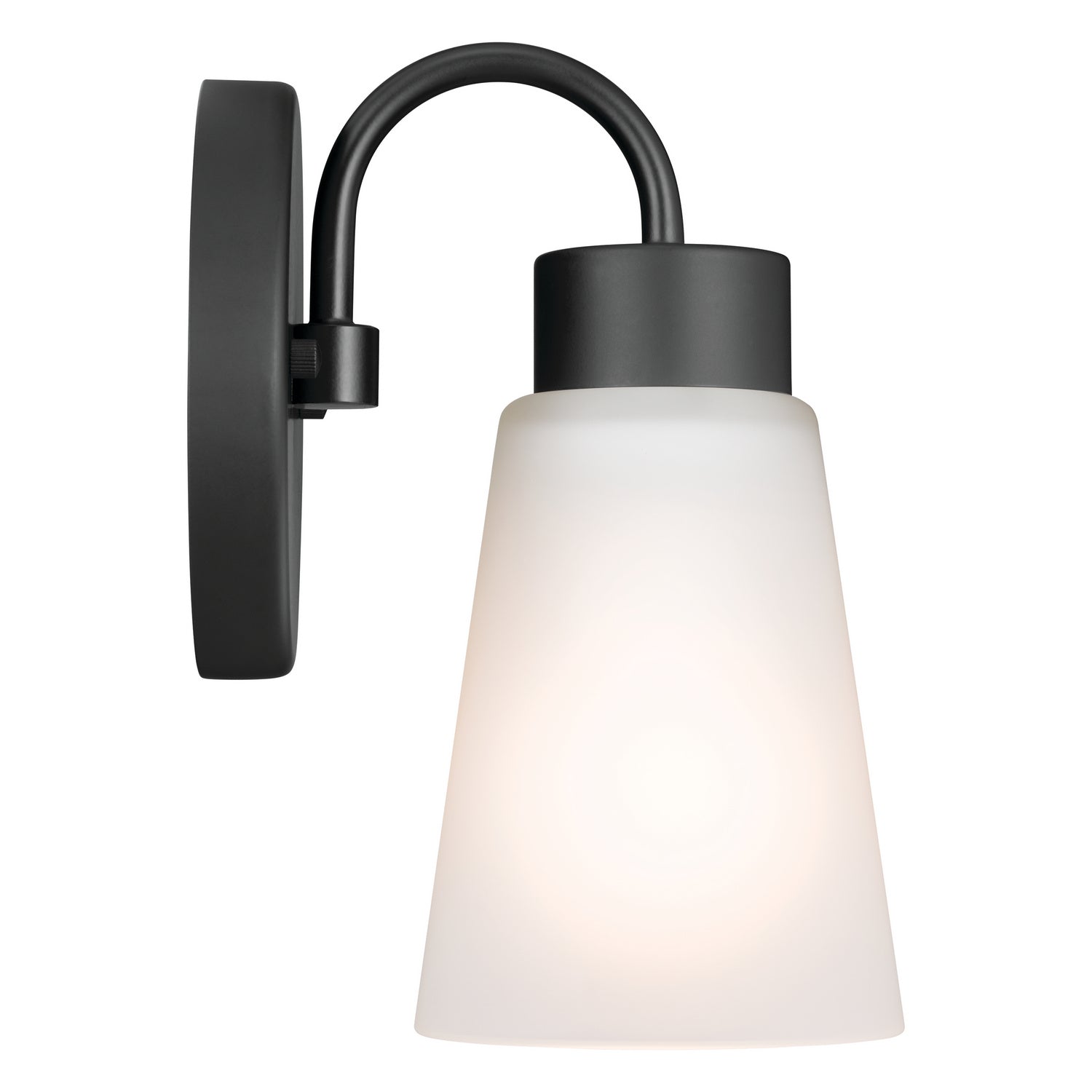 KICHLER 52445BK Erma Wall Sconce 1 Light - Black