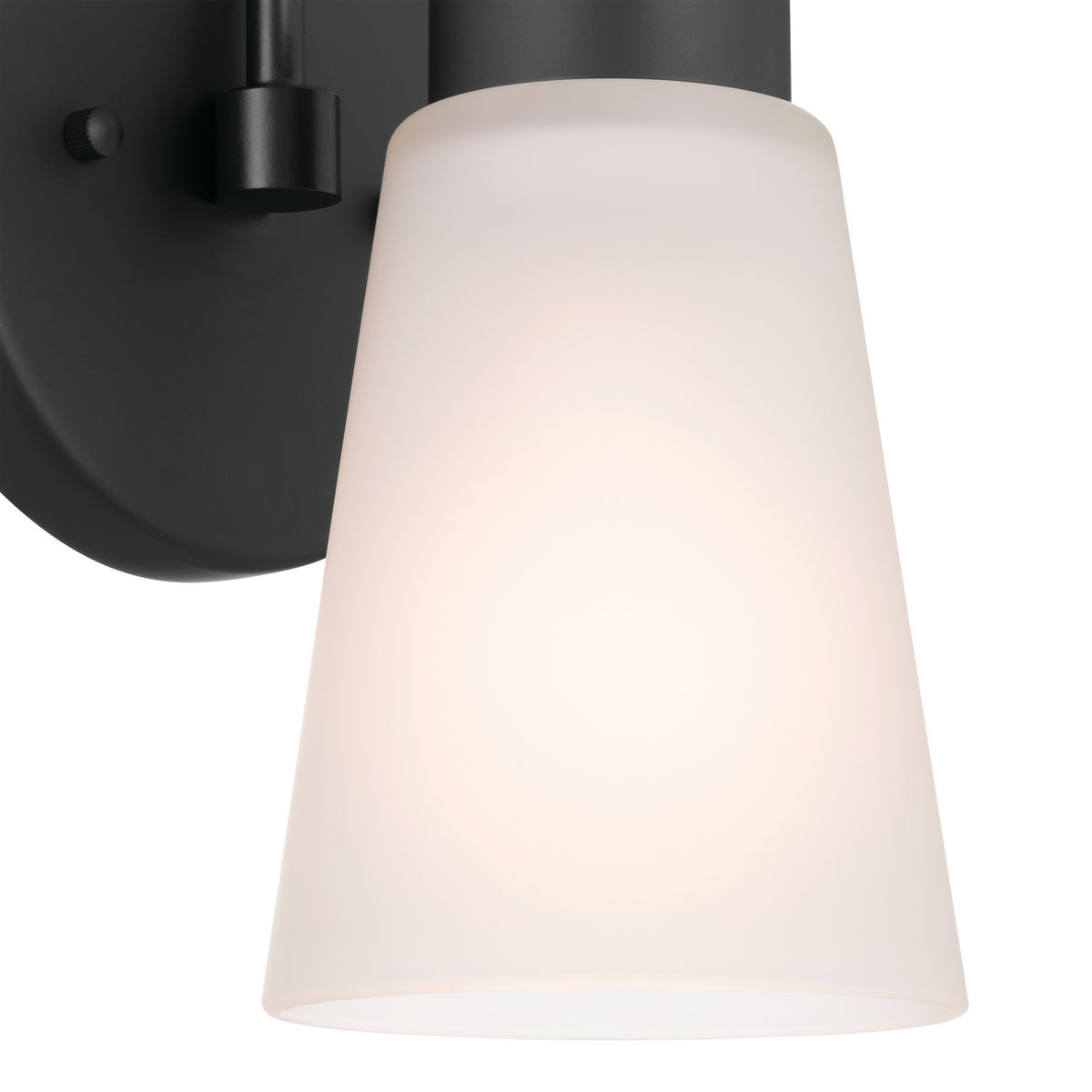 KICHLER 52445BK Erma Wall Sconce 1 Light - Black