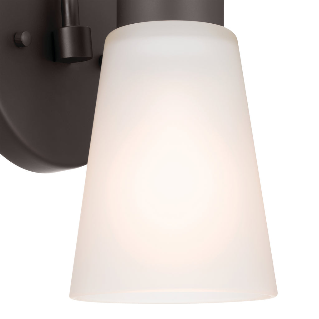 KICHLER 52445OZ Erma Wall Sconce 1 Light - Olde Bronze