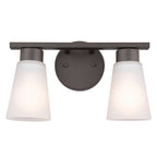 KICHLER 55120OZ Stamos Bath 2 Light - Olde Bronze