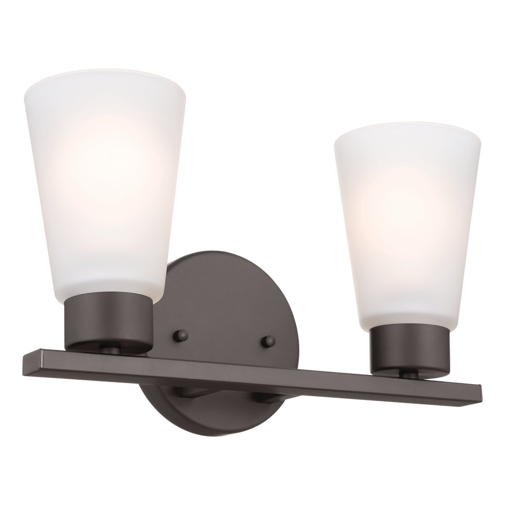 KICHLER 55120OZ Stamos Bath 2 Light - Olde Bronze