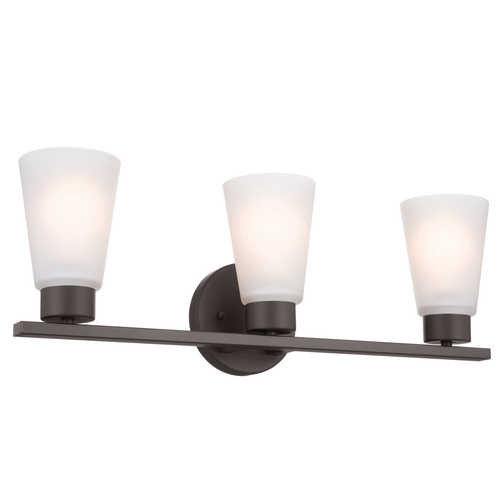 KICHLER 55121OZ Stamos Bath 3 Light - Olde Bronze