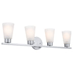 KICHLER 55122NI Stamos Bath 4 Light - Brushed Nickel