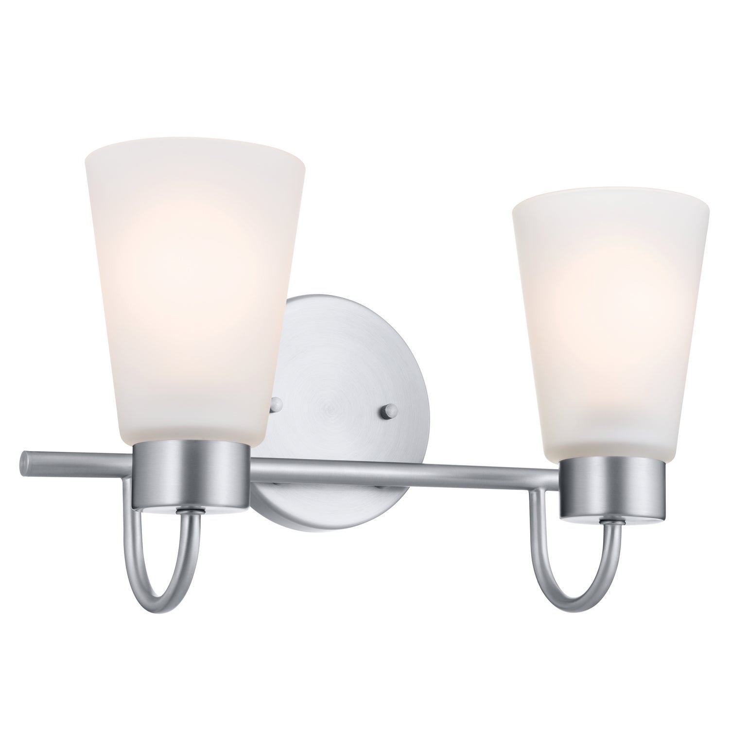 KICHLER 55125NI Erma Bath 2 Light - Brushed Nickel