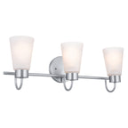 KICHLER 55126NI Erma Bath 3 Light - Brushed Nickel