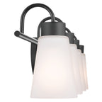 KICHLER 55127BK Erma Bath 4 Light - Black