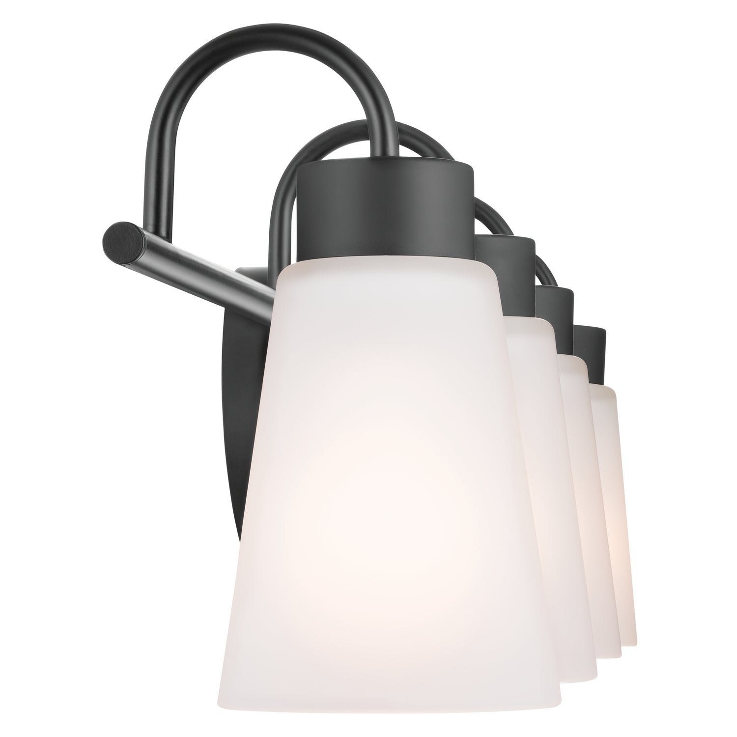 KICHLER 55127BK Erma Bath 4 Light - Black