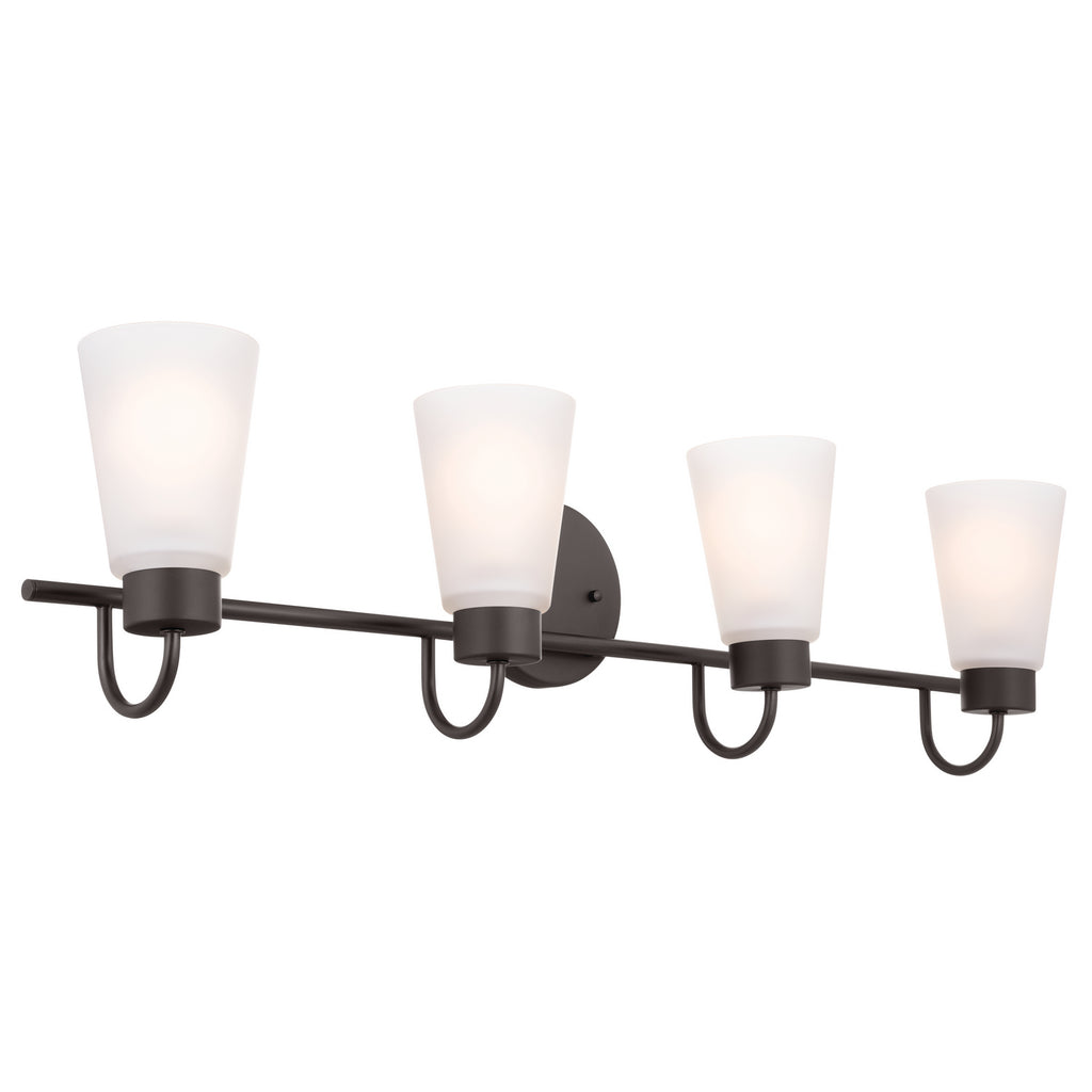 KICHLER 55127OZ Erma Bath 4 Light - Olde Bronze
