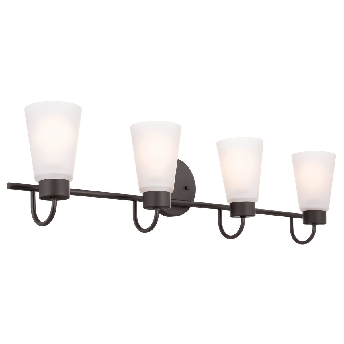KICHLER 55127OZ Erma Bath 4 Light - Olde Bronze