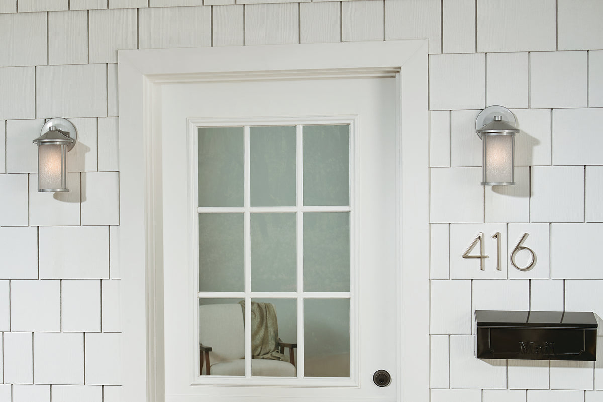 KICHLER 59098BA Lombard Outdoor Wall Small - Brushed Aluminum