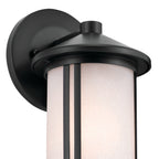 KICHLER 59098BK Lombard Outdoor Wall Small - Black