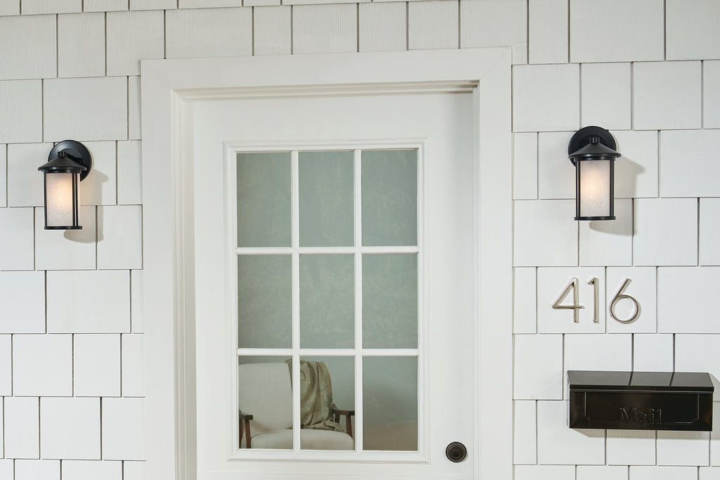 KICHLER 59098BK Lombard Outdoor Wall Small - Black
