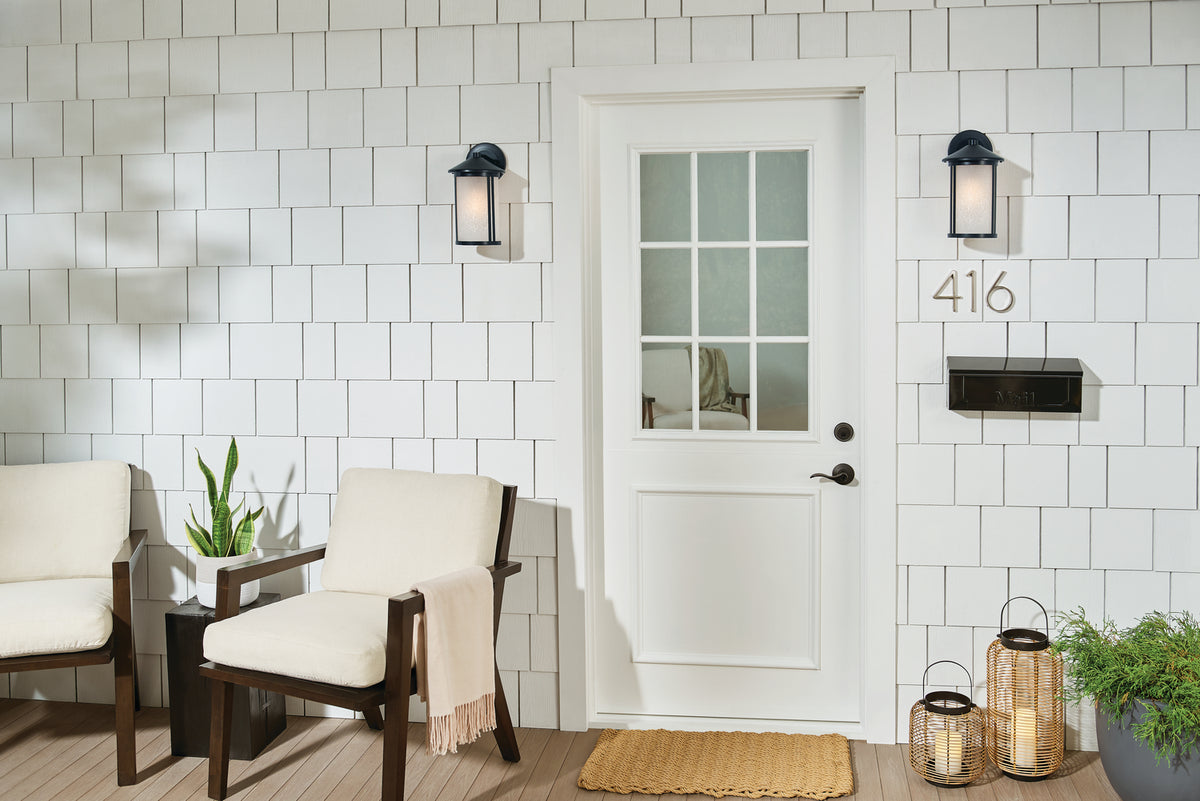 KICHLER 59099BK Lombard Outdoor Wall Medium - Black
