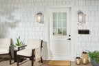 KICHLER 59100BA Lombard Outdoor Wall Large - Brushed Aluminum