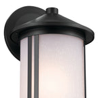 KICHLER 59100BK Lombard Outdoor Wall Large - Black