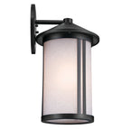 KICHLER 59100BK Lombard Outdoor Wall Large - Black