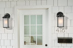 KICHLER 59100BK Lombard Outdoor Wall Large - Black
